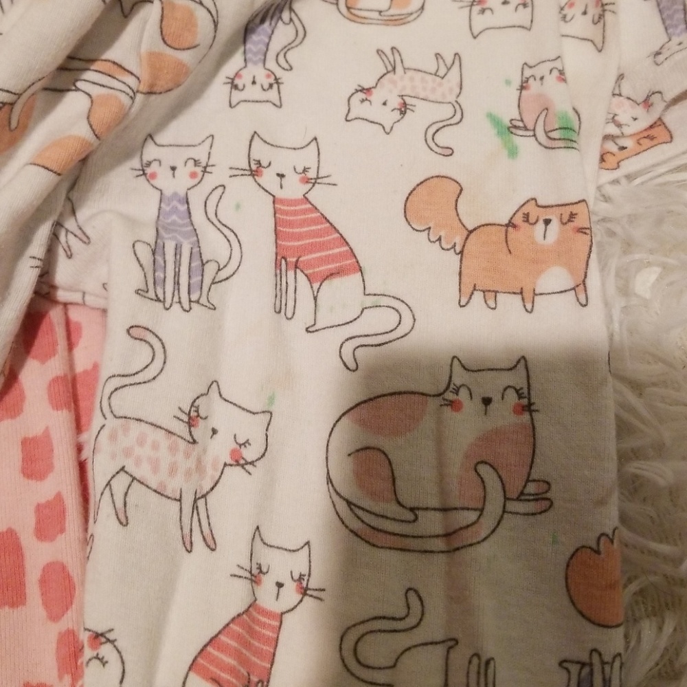 4 piece cats pj set - Picture 2 of 3